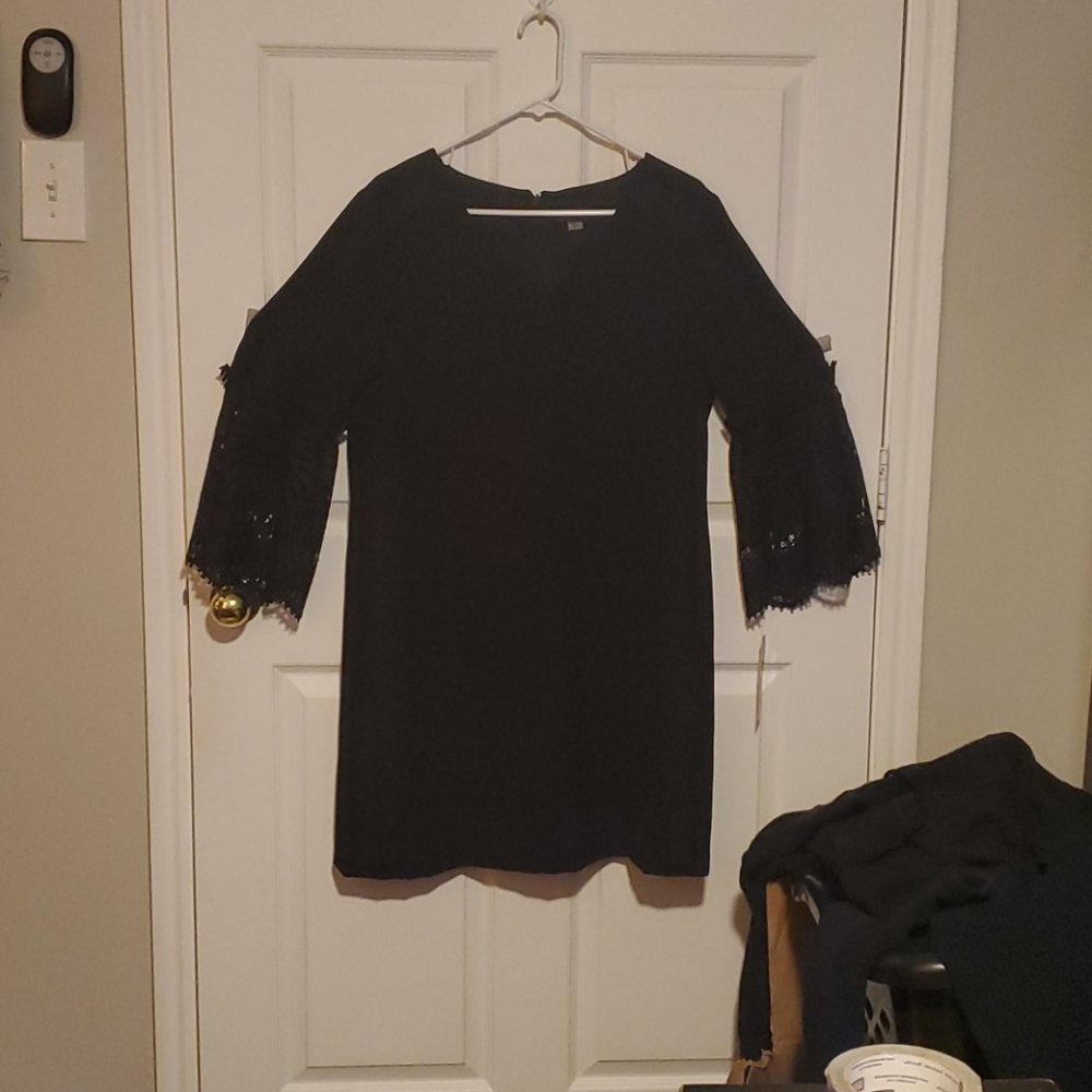 Black Long Sleeve Woman's Dress